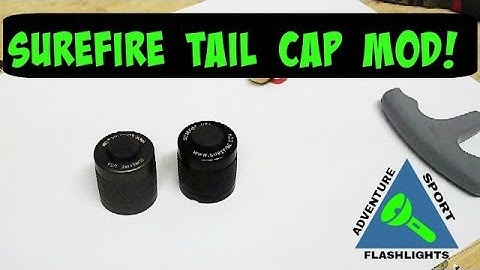 Surefire tail cap disassembly Z41 switch mod.