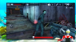 Robot Ultraman Vs Zombie - Dead Zombie shooting target 3D screenshot 2