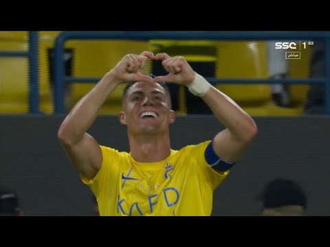 هدف كريستيانو رونالدو الثالث للنصر على الخليج النصر و الخليج نصف نهائي كأس الملك 2024