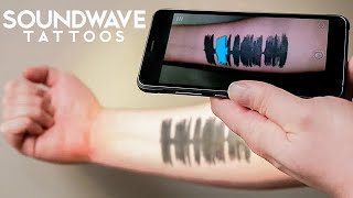 SKIN MOTION – Soundwave Tattoos You Can Hear With an App screenshot 1