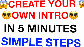 How to Make Intros for YouTube Videos — Video Bumpers and Logo Stings Tutorial
