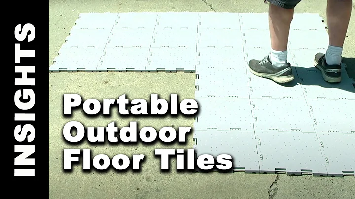 Portable Outdoor Floor Tiles for over Grass, Dirt, Gravel, Concrete & More