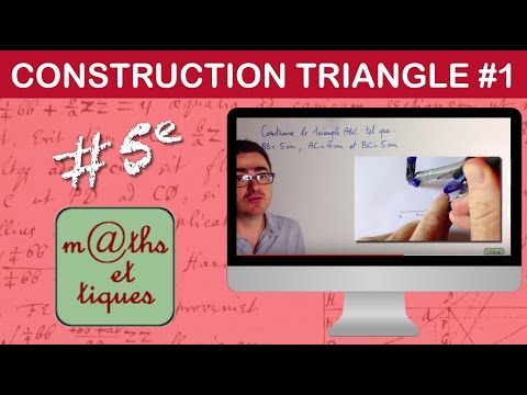 Vidéo: Comment Faire Un Triangle