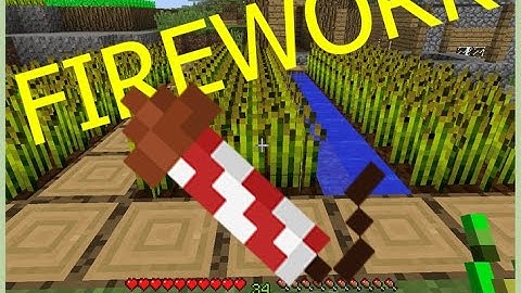 FIREWORK ROCKET - Minecraft