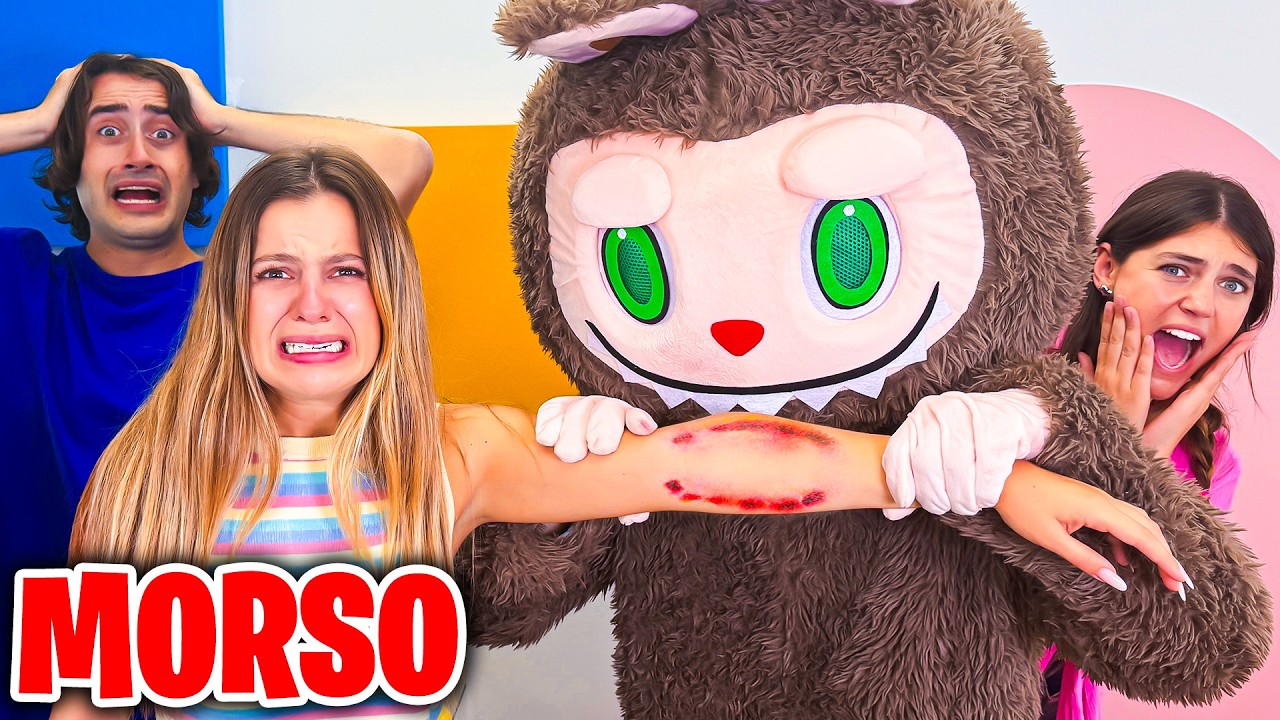 NINNA VIENE MORSA DA UN LABUBU CATTIVO! ANDIAMO IN OSPEDALE!😰