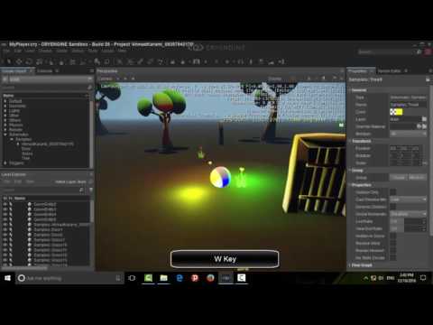 LightsBall Game-Part01-Easy To Learn-CryEngine 5.3-Schematyc Editor-Without Cpp Code-Ahmad Karami