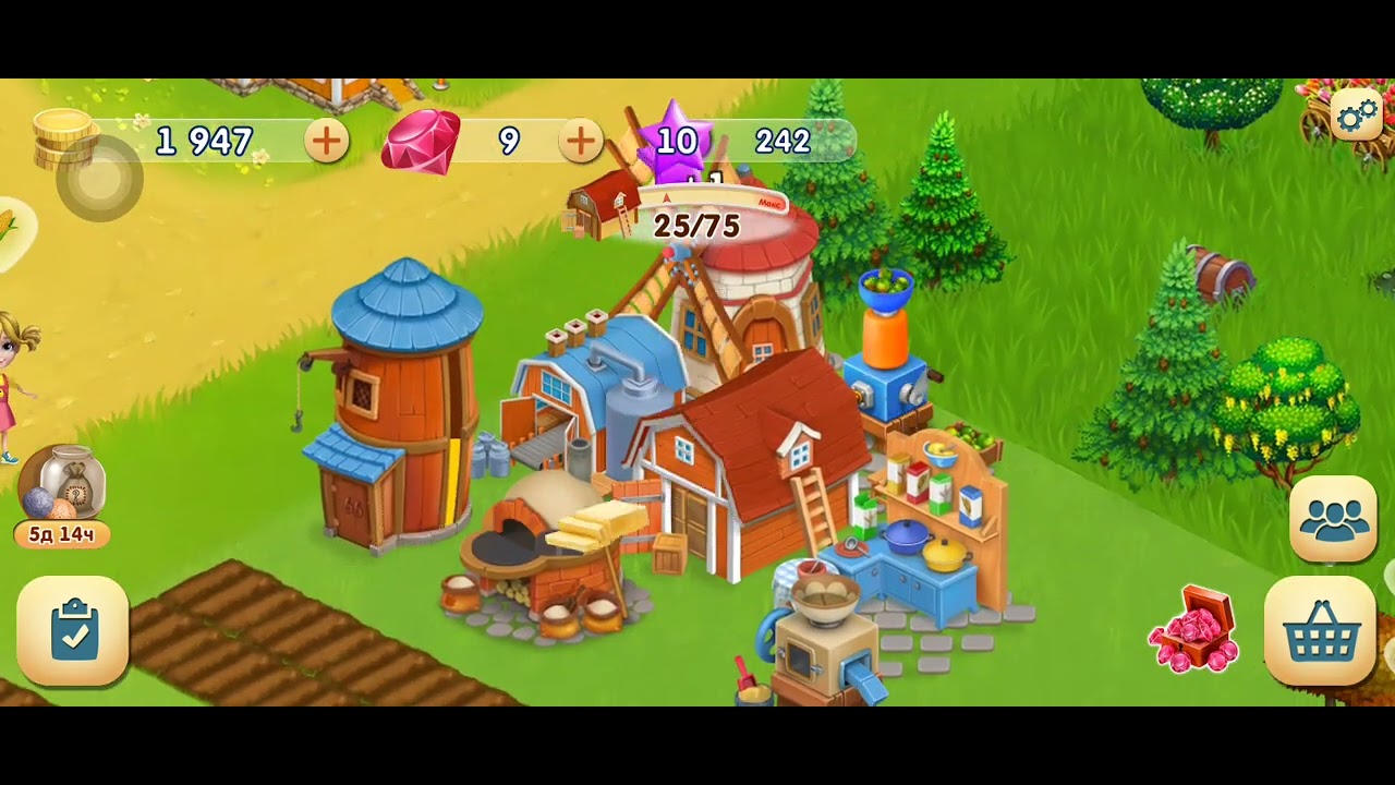 Играю в ферму 2 часть) - YouTube