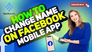 How to change name on Facebook mobile app 2024