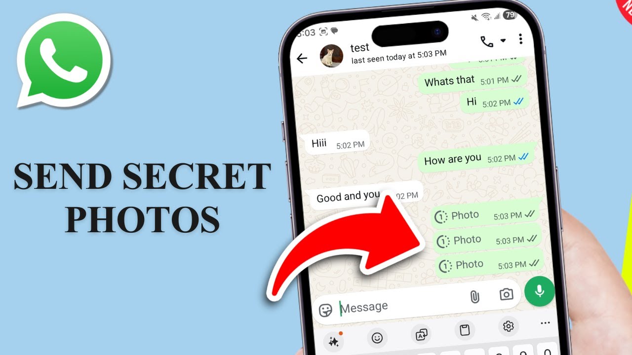 Как включить секретный обмен фотографиями в WhatsApp