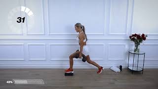 20 Minute Dumbbell Lower Body Circuits Workout | Caroline Girvan