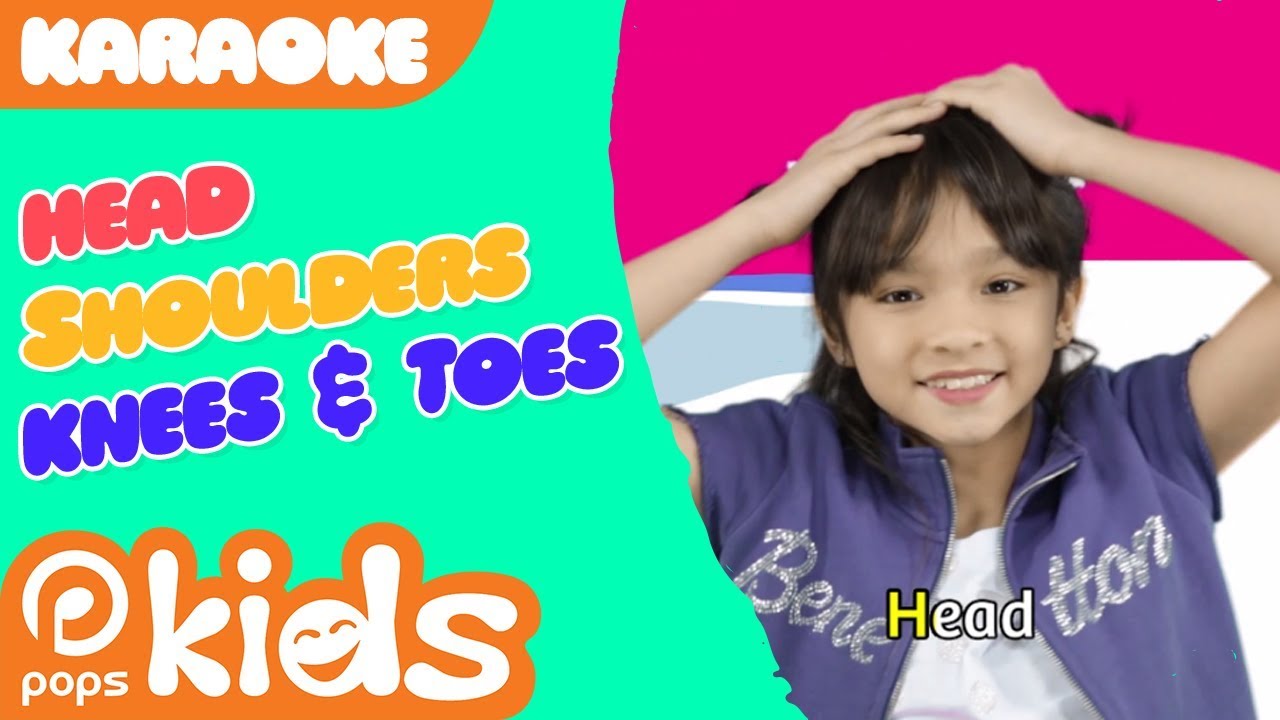 Head Shoulders Knees And Toes Song (Karaoke Version) Nursery Rhymes