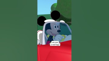 Kids: why stop at red flags when you could just ignore them? MickeyMouseClubhouse DisneyJunior