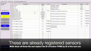 TPMS Sensor Registration on Toyota/Lexus/Scion