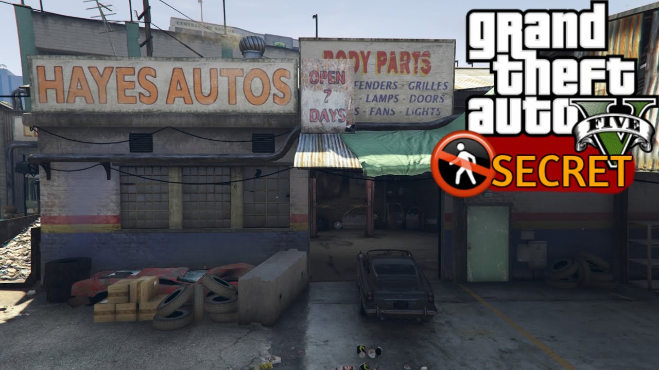 How to get into Hayes Autos in GTA 5 SinglePlayer YouTube