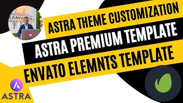 astra theme customization bangla tutorial | Astra premium template import | Envato elements template