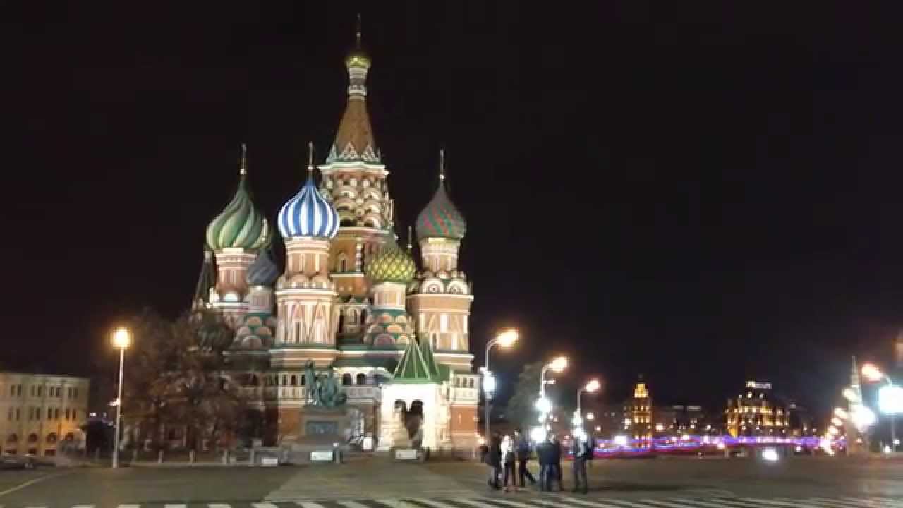 Moscow red square on 8.3.2014 in the night  3463