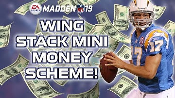 MINI MONEY SCHEME - SHOTGUN WING STACK - MADDEN 19 Tips and Glitches