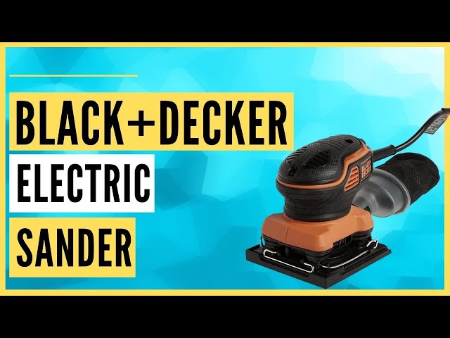 BLACK+DECKER 2.0 Amp Electric 1/4 Sheet Orbit Sander (BDEQS300)