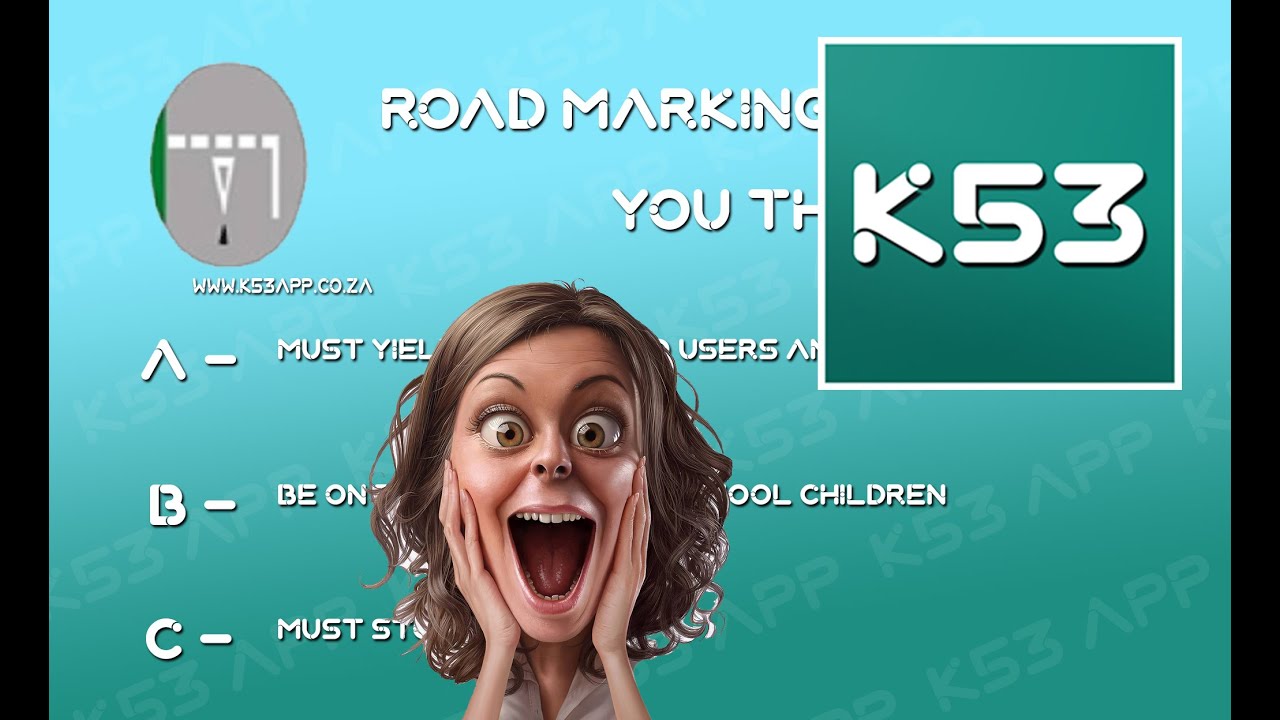 Road Marking Y1 shows you that | k53 learners test south africa ...
