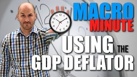 Macro Minute -- Using the GDP Deflator