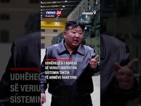 Udhëheqësi i Koresë së Veriut inspekton sistemin taktik të armëve raketore