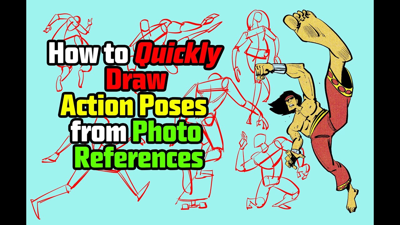 Dynamic Pose Drawing Photo - Drawing Skill