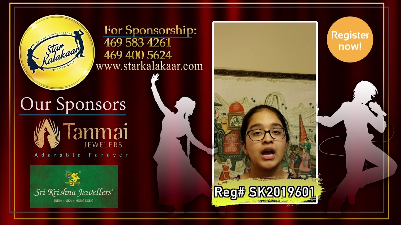 Registration NO - SK2019601 - Introduction Videos StarKalakaar-2019 #SK2019