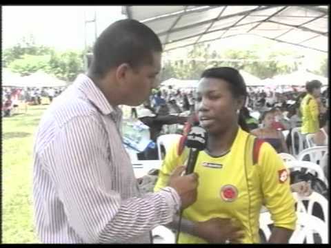 Carmen Rodallega jugadora de la Escuela de Futbol ...