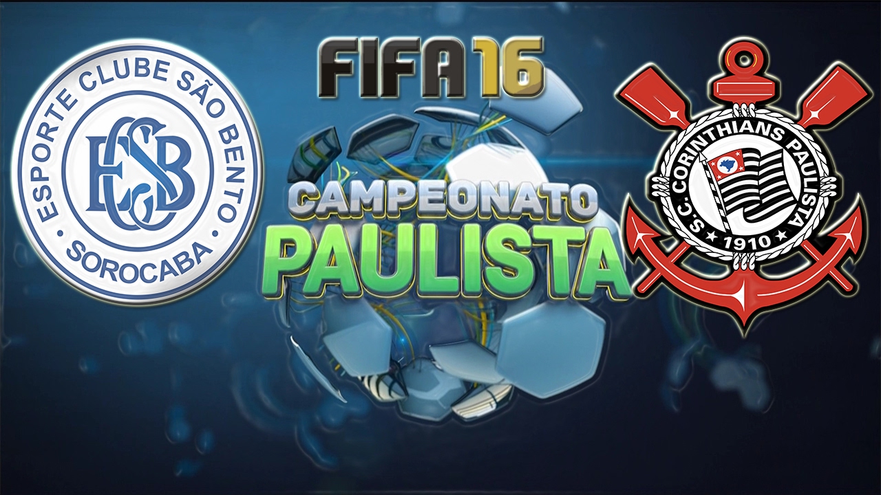 São Bento VS. Corinthians (04/02/2017) Campeonato Paulista - FIFA 16