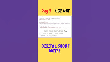 Day 3 DIGITAL SHORT NOTES UGC-NET COMPUTER SCIENCE