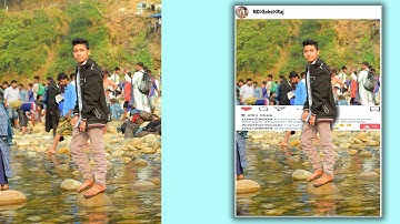 How to Create 3D instagram photo Frame Effect | Photoshop Tutorial 2020