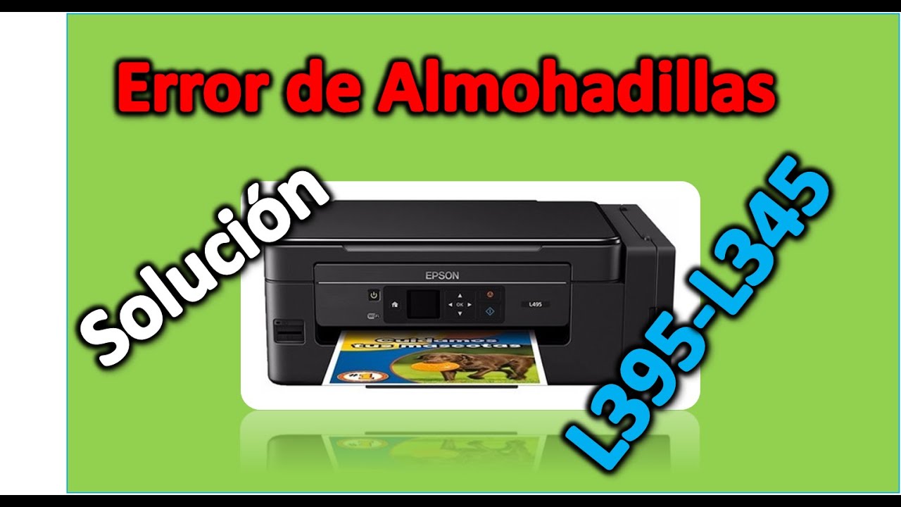 Epson L395-345 Resetear Luz Naranja de Tinta y Papel Parpadean solución -  YouTube