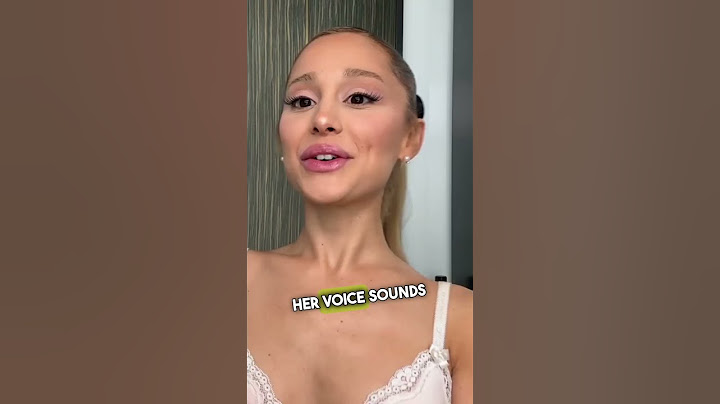 Why Does Ariana Grande Sound Like That? 😳