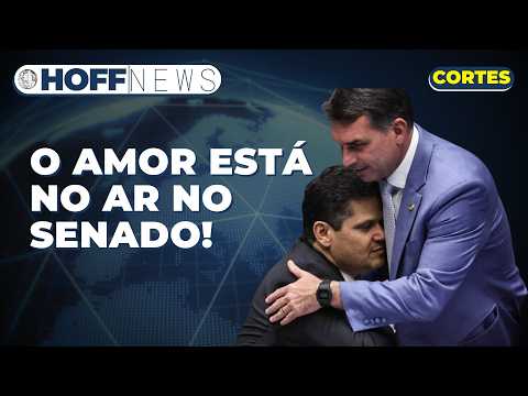 O "ship" de Davi Alcolumbre e Flávio Bolsonaro que beneficiará mais de 200 MIL CRIMINOSOS