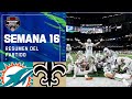 Miami Dolphins vs New Orleans Saints | Semana 16 NFL Game Highlights