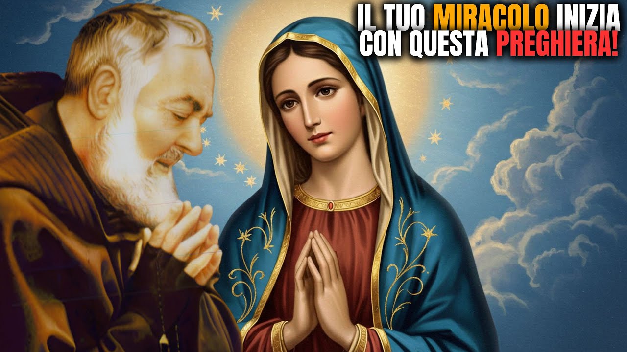 ⚠️ PREGHIERA DI PADRE PIO ️ PER UN MIRACOLO URGENTE: PREGA E GUARDA ...