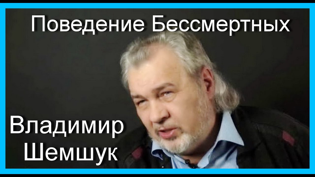Поведение Бессмертных. Владимир Шемшук - YouTube