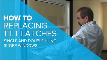 HOW TO: Replace Tilt Latches on Single and Double Hung Slider Windows