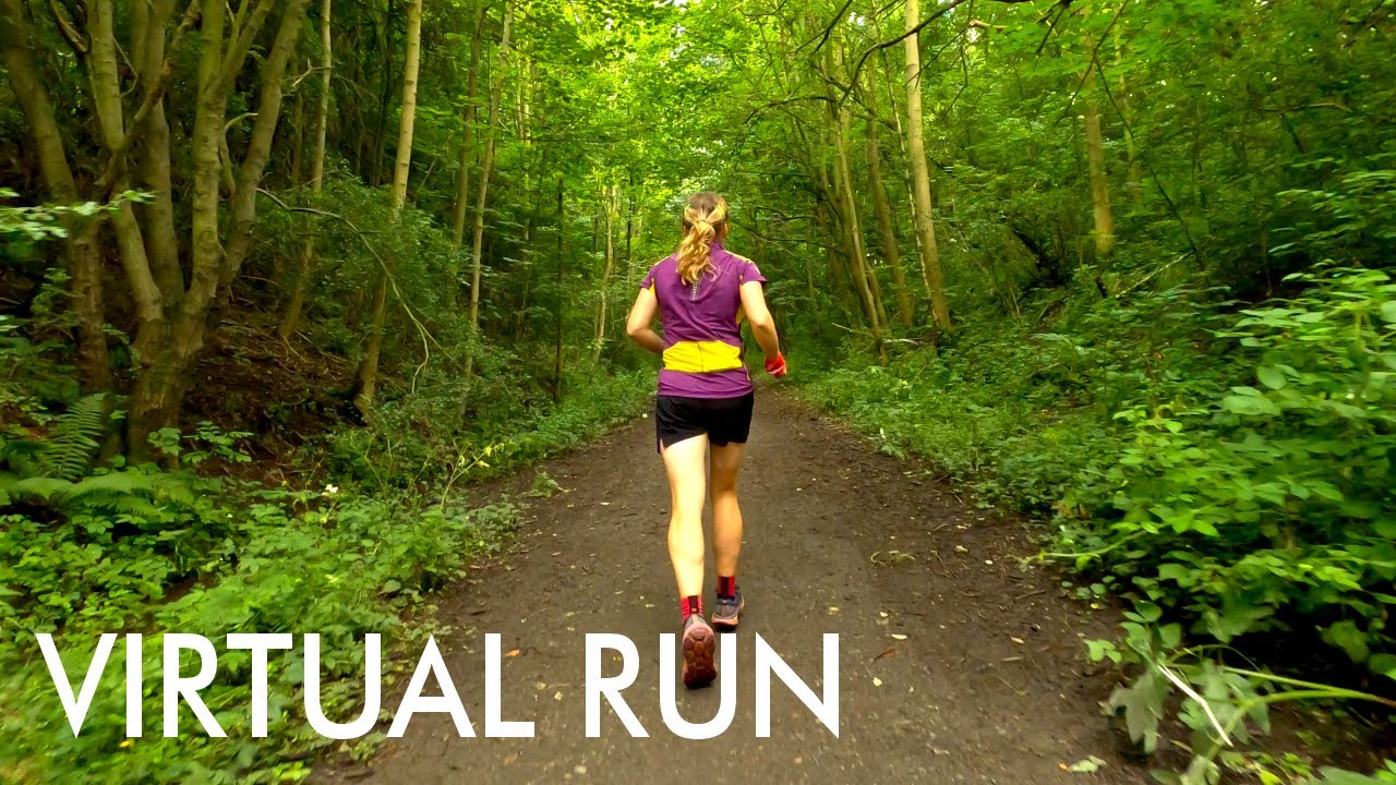 Virtual Running Virtual Run for Treadmill Scenery Local Trails with Lisa