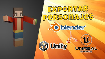 Cómo exportar tu personaje de Blender a Unity y Unreal (con animaciones)