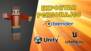 How to export your Blender character to Unity and Unreal (with animations)