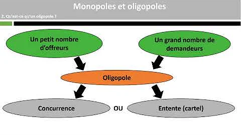 Quels sont les différents types d'oligopole ?