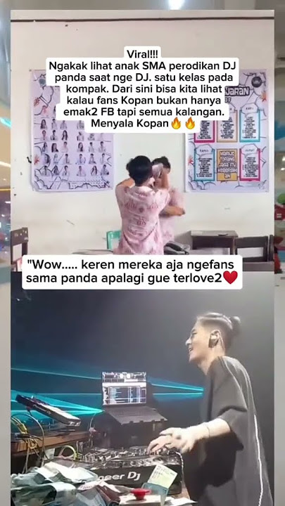 anak SMA parodi kan DJ PANDA 🐼 #djpanda #djpandaofficial #parody #funny #viral #fypシ #shorts