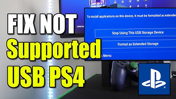How to Fix File System is Not Supported with USB on PS4 Console