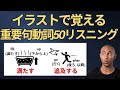 句動詞をイラストでマスターしよう！重要句動詞50選