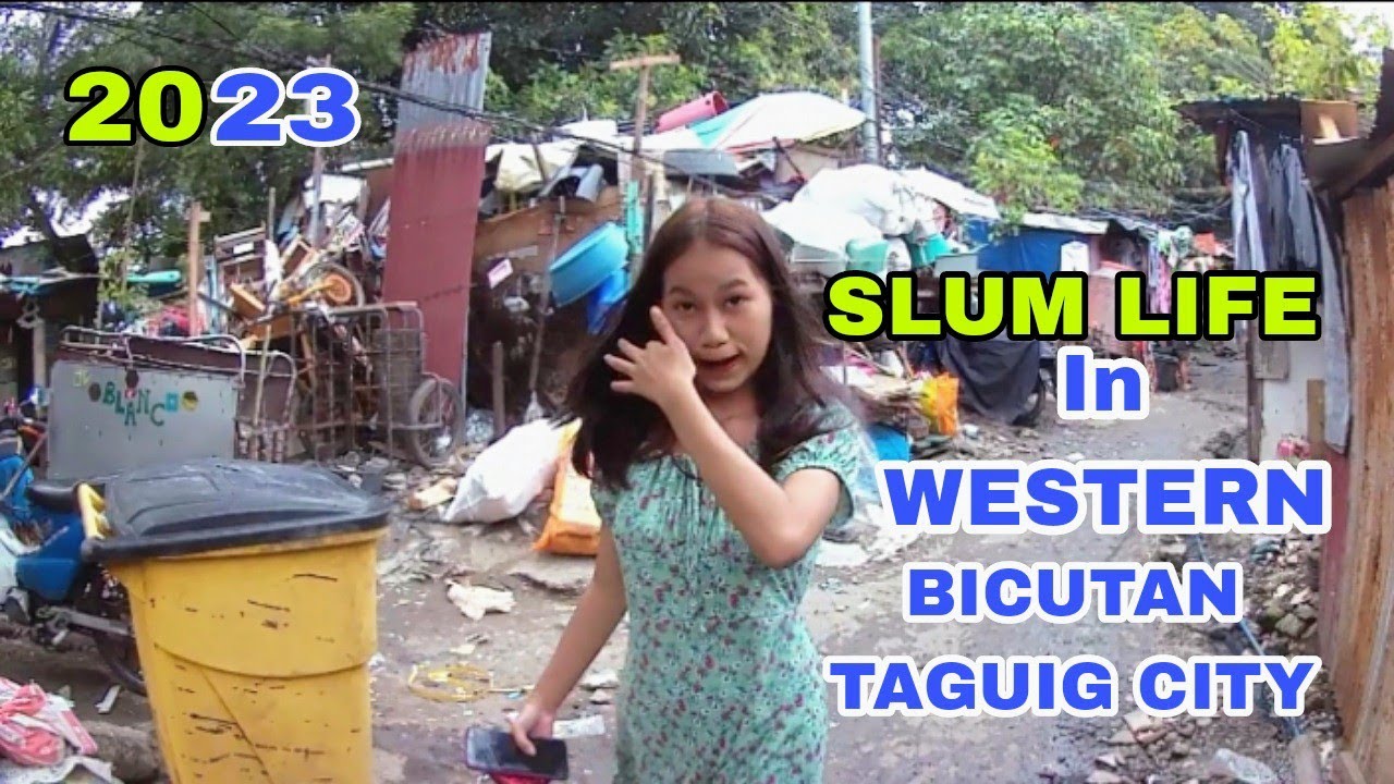 YOU'VE NEVER SEEN BEFORE | SLUM WALK In Barangay WESTERN BICUTAN ...