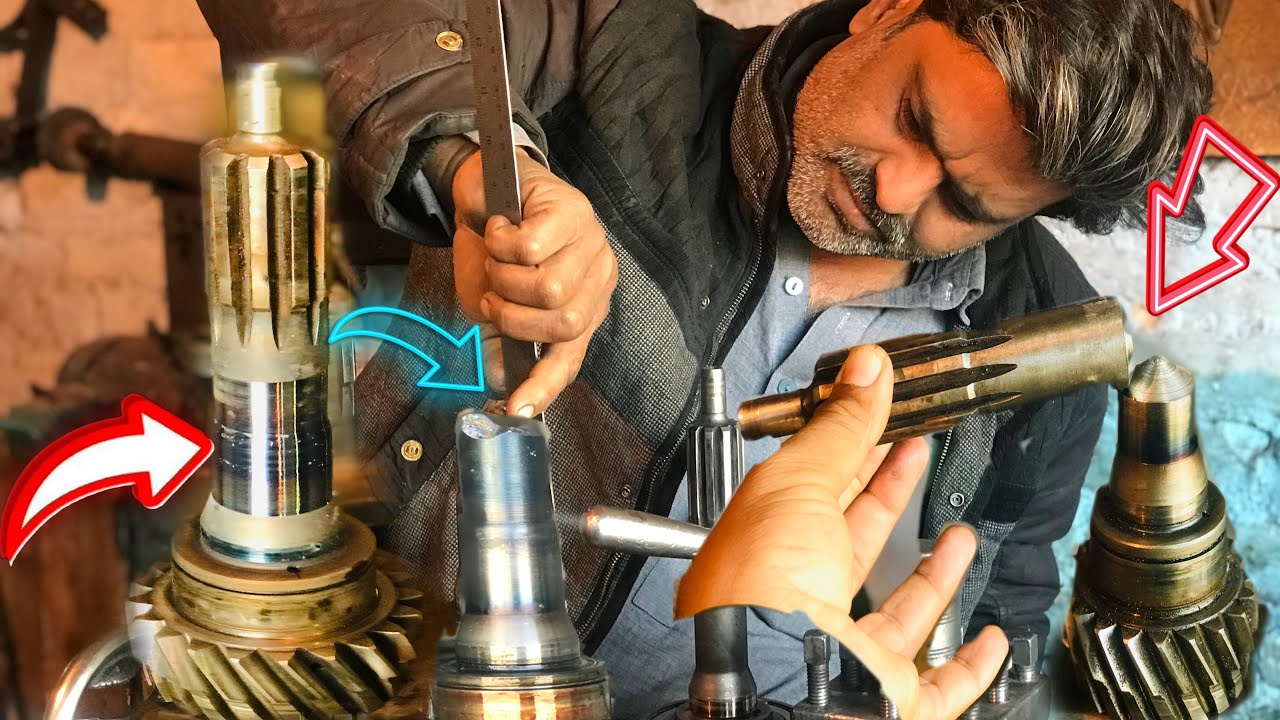 Rebuild Truck Input Shaft / Restoration Input Shaft / Repair Broken input Shaft / Amazing