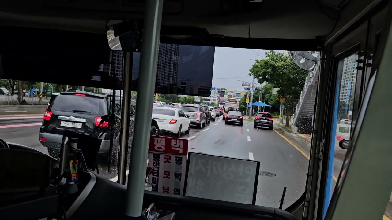 백성운수 380번 평택-일죽터미널 주행영상