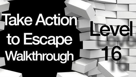 Take Action to Escape Walkthrough Level 16