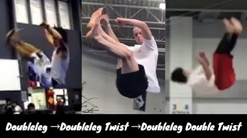 Tricking Progression: Doubleleg to Doubleleg Double Twist